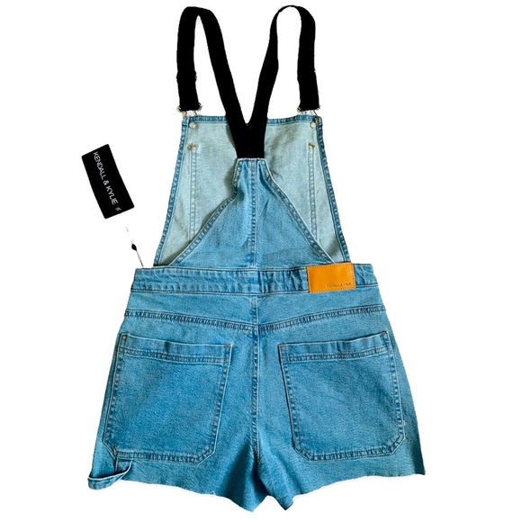 NWT Kendall & Kylie Cutoff Denim Shortalls Size 25 - Picture 4 of 6